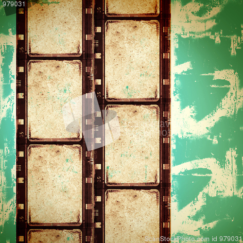 Image of Grunge film frame