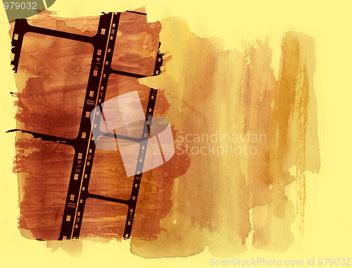 Image of Grunge film frame