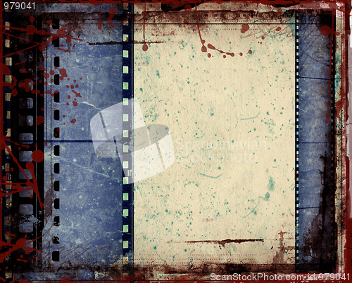 Image of Grunge film frame