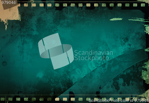 Image of Grunge film frame