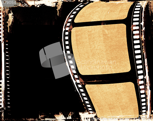 Image of Grunge film frame