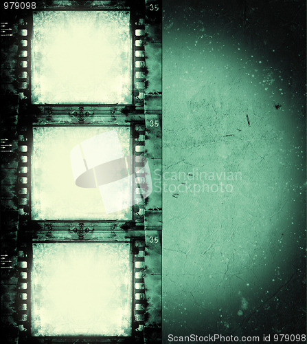 Image of Grunge film frame