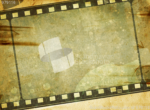 Image of Grunge film frame