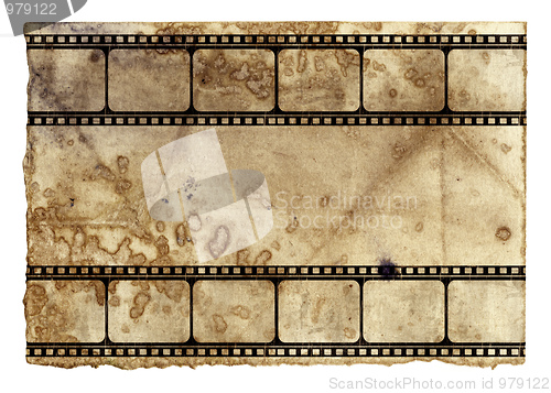 Image of Grunge film frame
