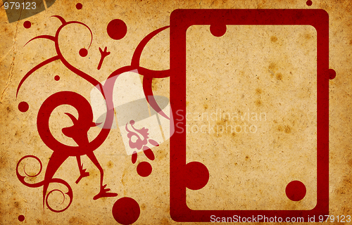 Image of Retro style paper background