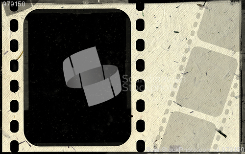 Image of Grunge film frame