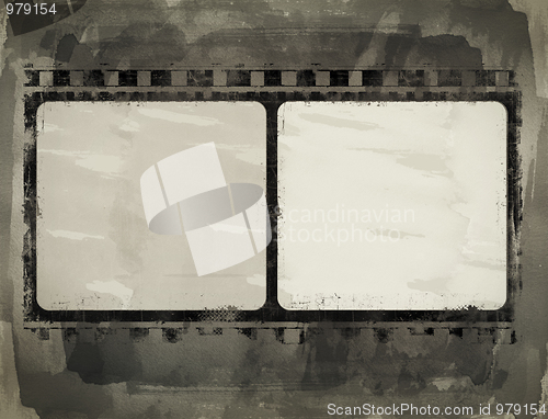 Image of Grunge film frame