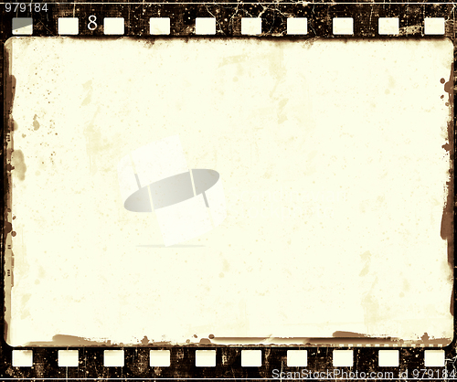 Image of Grunge film frame