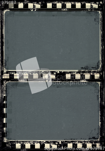 Image of Grunge film frame