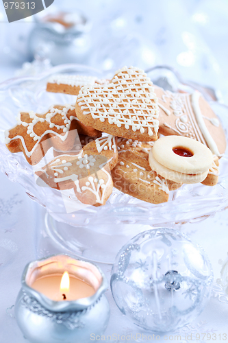 Image of Christmas gingerbread and cookies