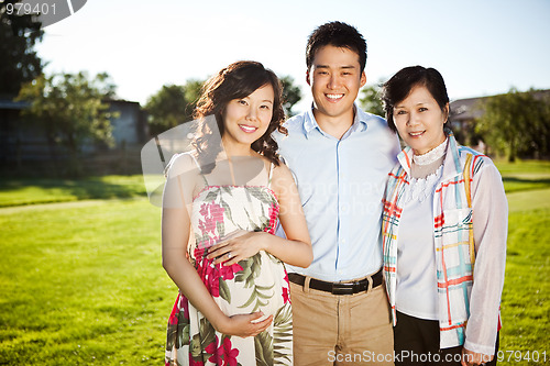 Image of Asian family