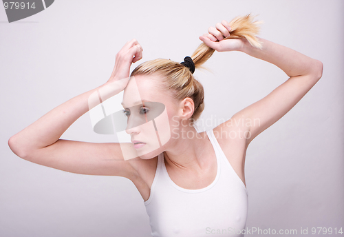 Image of fashion model