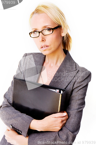 Image of business blonde woman