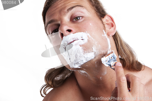 Image of time for shaving