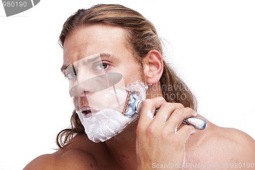 Image of time for shaving