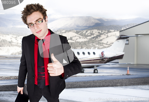 Image of Businessman  in the airport