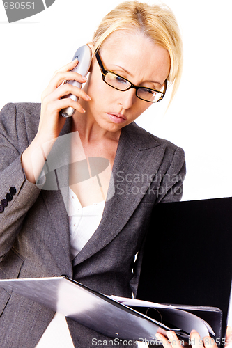 Image of blonde businesswoman 