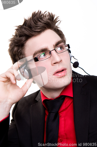 Image of male telemarketer