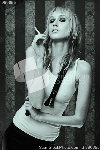 Image of sexy blonde