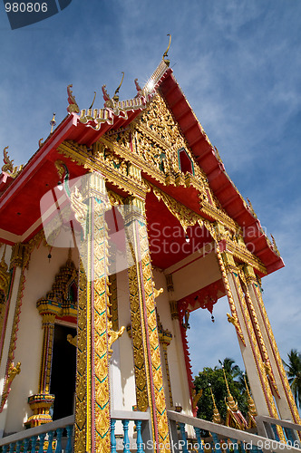 Image of Buddhist temple in Korat, Thailand