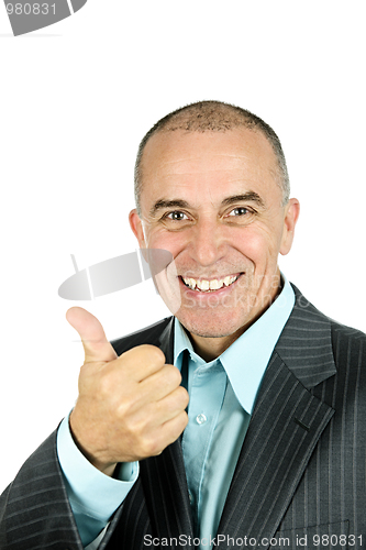 Image of Man giving thumbs-up