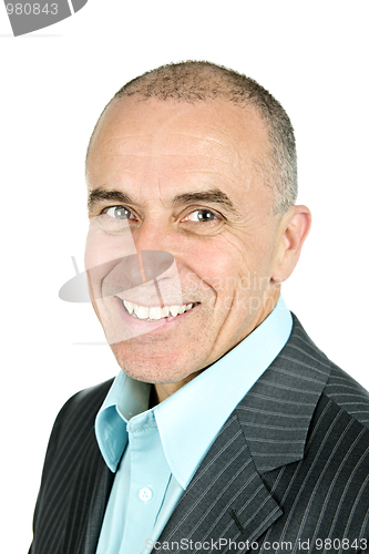 Image of Businessman on white background