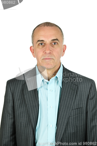 Image of Businessman on white background