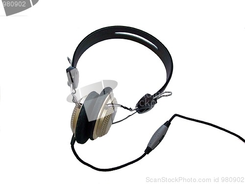 Image of Earphones for connection to computer