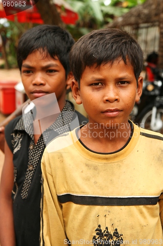 Image of Two cambodian boys