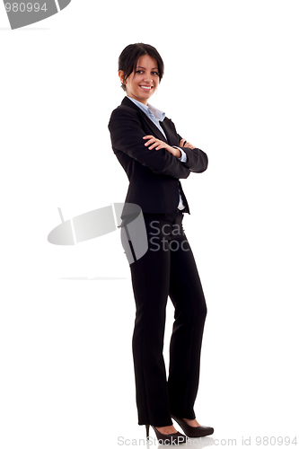 Image of Brunette business woman