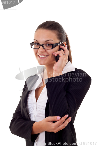 Image of Business woman on phone
