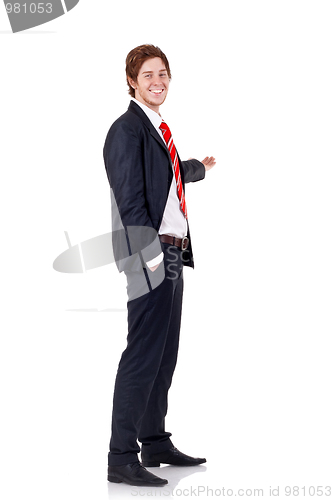 Image of Business man presenting