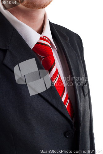 Image of modern tie closeup 