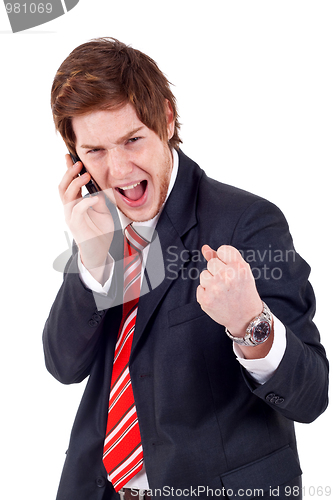 Image of winning on the phone