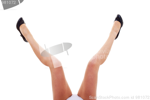 Image of beautiful woman's legs