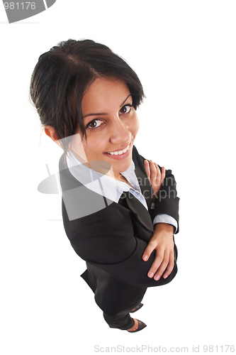 Image of happy business woman 