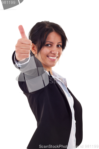 Image of  woman making ok sign