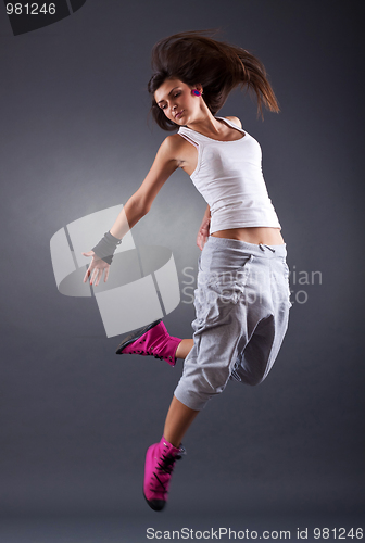 Image of modern dancer poses