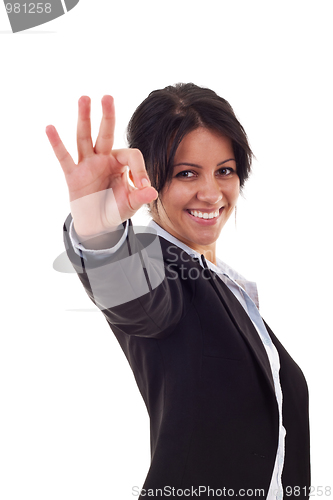 Image of woman satisfied with results