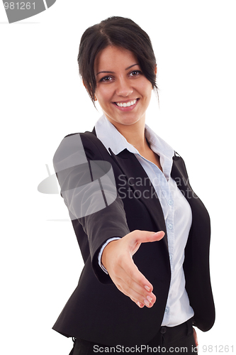 Image of  ready for handshake 