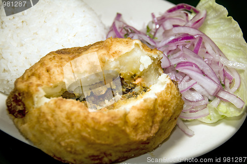 Image of Papa Rellena Peruvian stuffed potato