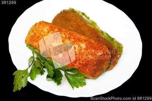 Image of Fish with spinach