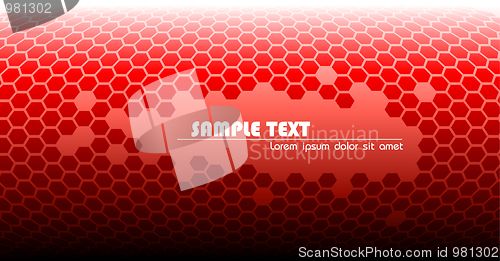 Image of Abstract red technical background