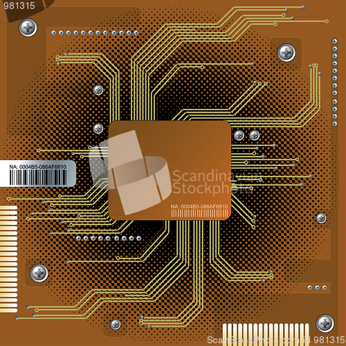 Image of Abstract electronic background