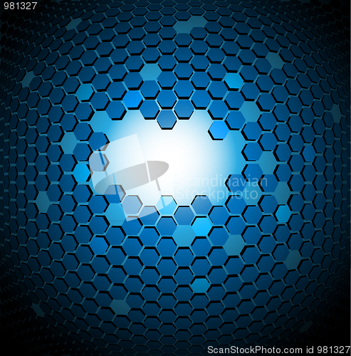 Image of 3D Abstract technical background