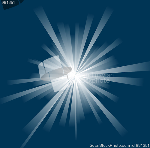 Image of Sun on a blue sky