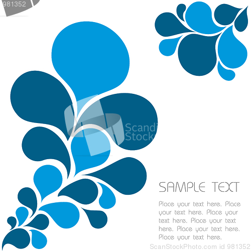 Image of Abstract blue background