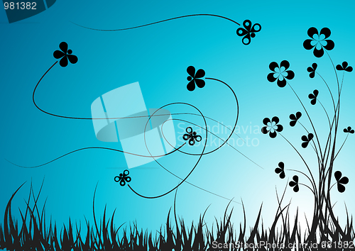 Image of Flower silhouette