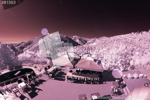 Image of Infrared Picture of a Agriturismo in Tuscany