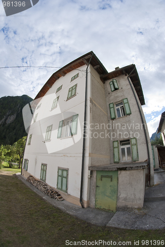 Image of Typical Dolomites House, Italy